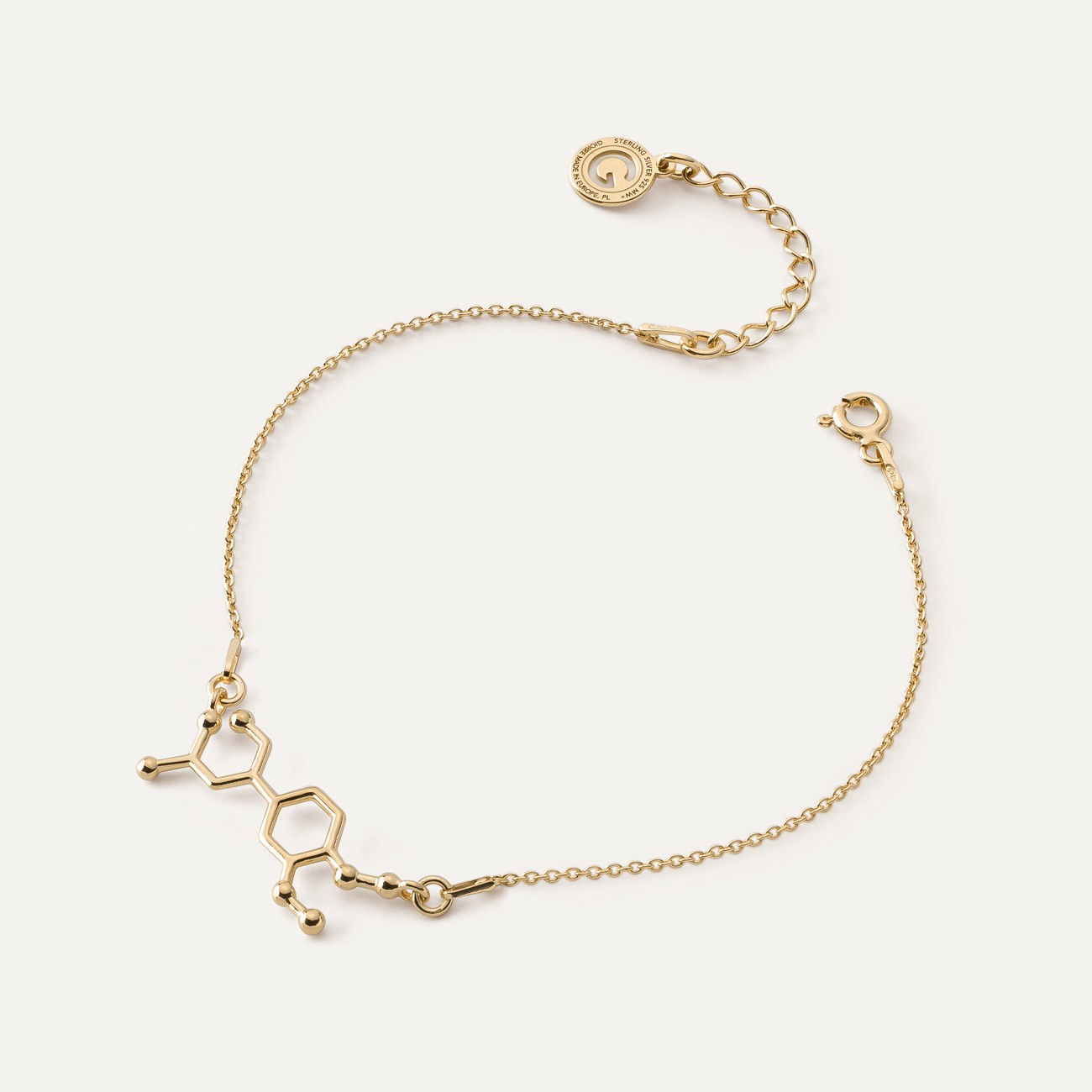 Adrenalin - Armband, 925er Silber gelbvergoldet