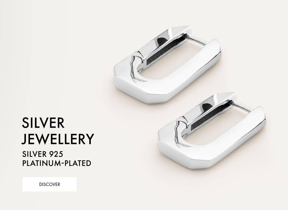 SILVER 925 PLATINUM-PLATED SILVER 925 PLATINUM-PLATED